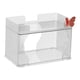 thumbnail image 1 of Estante de secado de tazas de doble capa, organizador de maquillaje multifuncional, estante para cosméticos Blanco, 1 of 7