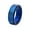 Blue, variant on Men's Stainless Steel 8MM Vintage Personalized Rhombic Faced Classic Plain Rotatable Fidget Ring Hip Hop Relieve Anxiety Band Blue Size 9