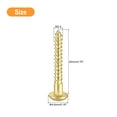 thumbnail image 2 of Vis en Bois M2.5 x 20mm Tête Ronde Fendue Vis en Laiton Auto-Tappante Vis de Menuiserie 25 Pcs, 2 of 6
