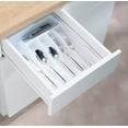 thumbnail image 2 of Rubbermaid Adjustable Cutlery Tray, White, 2 of 3