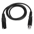 thumbnail image 1 of Cable de alimentación XLR macho a XLR hembra de 4 pines, Cable adaptable XLR a XLR hembra de 100cm, 1 of 8