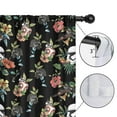 thumbnail image 4 of 2 Panels Space Sci-Fi Print Pattern Nursery Curtains Boys Girls Kids Black and White Floral Modern Window Drapes for Living Bedroom Playroom Room Decor Rod Pocket 42x84 Inch, 4 of 5