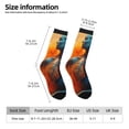 thumbnail image 2 of Fuzoiu Surreal Body Art Print Athletic Crew Socks for Men & Women,Casual Crew Socks,Above Ankle Crew Socks for Business, Casual, 2 of 6