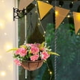 thumbnail image 4 of LOLIPPYY Decorative Artificial Hanging Flower Basket for Home, Party, and Indoor Outdoor Decoration, 4 of 8