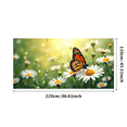 thumbnail image 3 of LUUFILx Floral Butterfly Backdrop Banner for Party Event Backdrop Photography Studio Decoration Photoshoot Wedding Garden Celebration Outdoor Background, 3 of 7