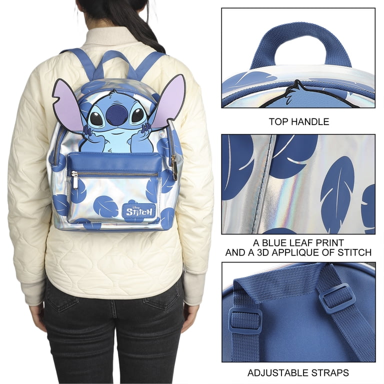 Disney Blue and White Backpack Amazon.com | Loungefly Disney Women main image 2