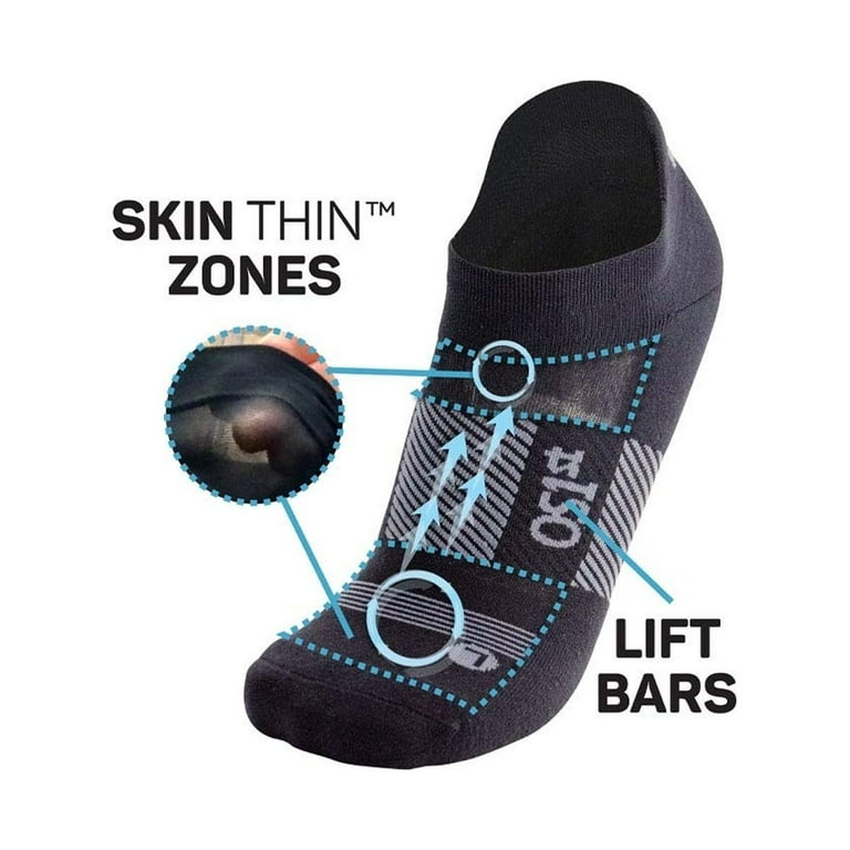 OS1st TA4 Thin Air Chaussettes De Course Invisibles Avec