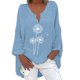 thumbnail image 1 of Moda Mujer Camiseta de manga larga Otoño Frente abierto Prendas de abrigo sueltas Impresión Blusa Abrigo Tops Fridja  czfsfas5043, 1 of 5