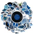thumbnail image 2 of 35pcs-50pcs Blue Stickers Stationery Stickers Nature Animal Stickers Cool Decals for Laptops Suitcase Phone, 2 of 8