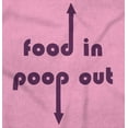 thumbnail image 2 of Food In Poop Out Funny Hungry Baby Romper Boys or Girls Infant Baby Brisco Brands 6M, 2 of 7