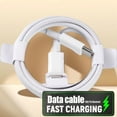 thumbnail image 2 of Type-C 60W fast charging data cable, USB-C to Type-C charging data cable (3.3/6 ft), support 60W~ 18W fast charging, compatible with for iPhone 17/16/15/Pro/Pro Max/iPad., 2 of 8