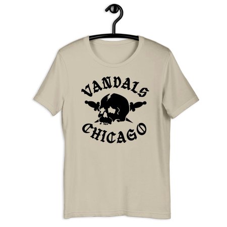 Unisex The Bikeriders Vandals Chicago Biker Gang Motorcycle Club Logo Mens-Red HOT SALE - NEW - INSTOCK!