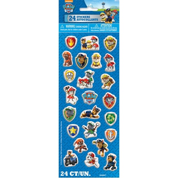 Unique Industries PAW Patrol Puffy Sticker Sheet, 1 Count