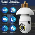 Light Bulb Security Camera Wireless Outdoor 2.4GHz/5GHz WiFi 360 Surveillance Camera
