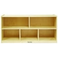 thumbnail image 1 of Armoire de Rangement en Bouleau 24 Pouces - 5 Compartiments (Lot de 1), 1 of 6