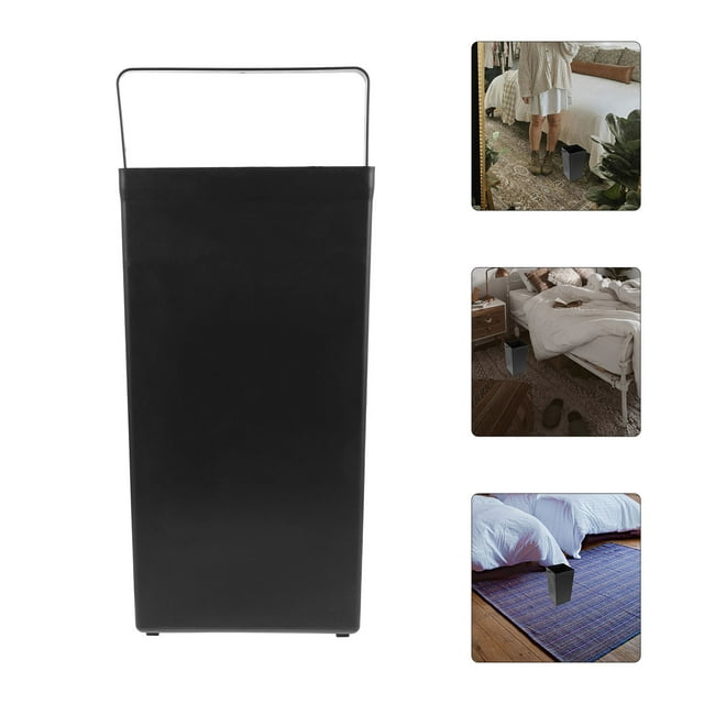 BESTYASH Black Square Utility Bucket with Handle for Kitchen Bathroom Garden and Patio Use