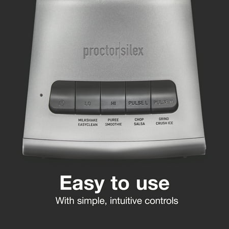 Proctor Silex - 52-Oz High Performance Countertop Blender - SILVER