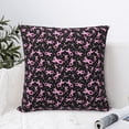 thumbnail image 4 of Pofeuu Breast Cancer Awareness (2) Print Double-sided plush pillowcase Square Throw Pillow Covers Pillows Cover for Living Room Bedroom Sofa Couch Cushion Cover（No pillow core）-22"x22", 4 of 7