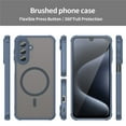 thumbnail image 2 of YEYKX Magnetic for Samsung Galaxy A17 5G Case [Compatible with MagSafe] [Military Grade Drop Protection] Translucent Matte Shockproof Phone Case,Blue, 2 of 8