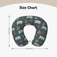 thumbnail image 5 of KLL Miniature Ship In Bottle Pattern Memory Foam Cervical Neck Pillow Versatile U-Shaped Pillows for Home/Office/Camping/Travelling/Soft Washable Cover, 5 of 8