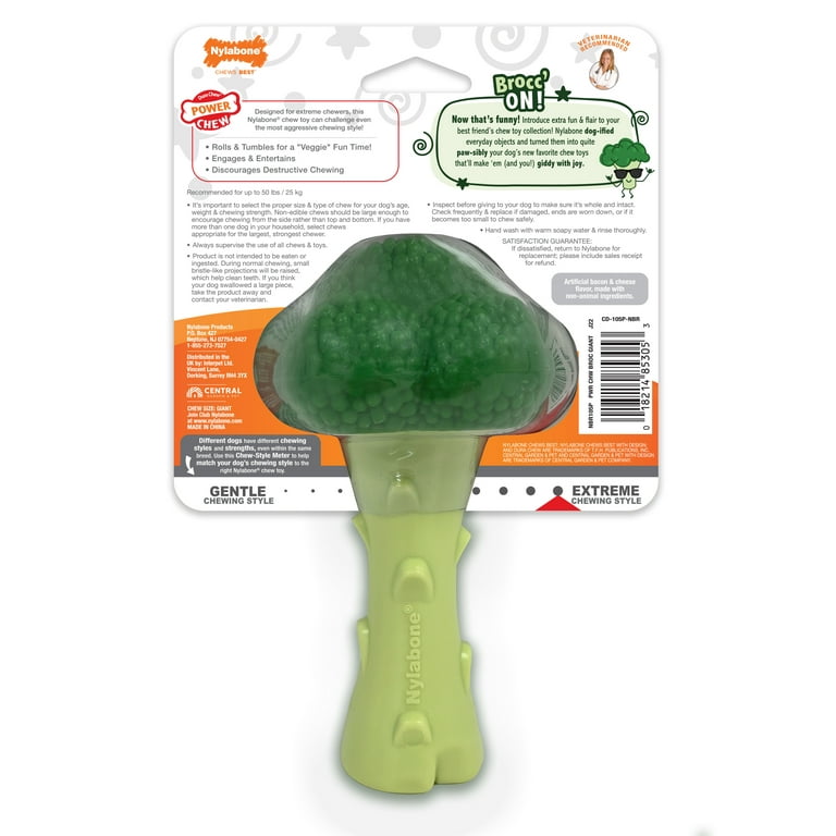 Fuzzu Steamed Vegetable Boiling Broccoli Dog Toy only $11.81