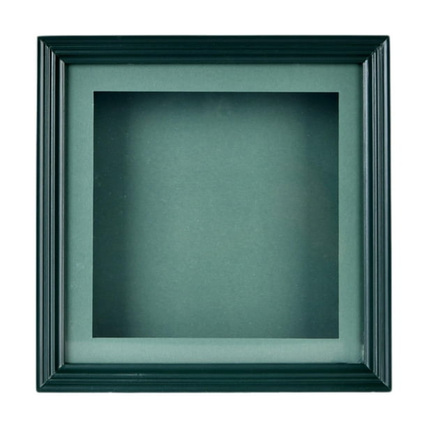 Marco de fotos con huellas de manos y pies de bebé, marco de exhibición para bricolaje, marco de fotos con impresiones de pies simples para decoración Verde