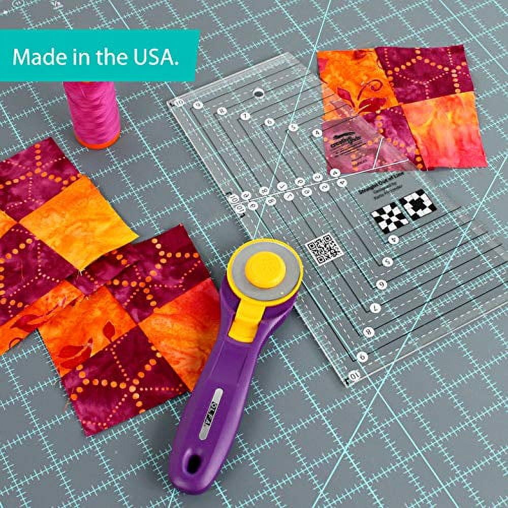 Creative Grids Quilt Ruler Straight Out Of Line 6in x 10in