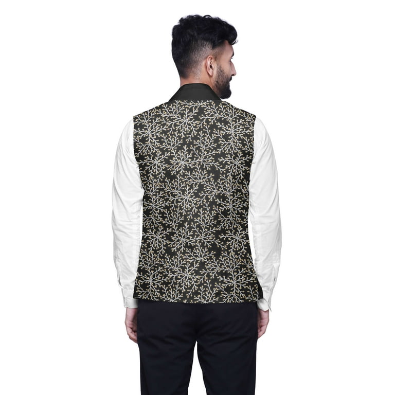 White printed cheap modi jacket