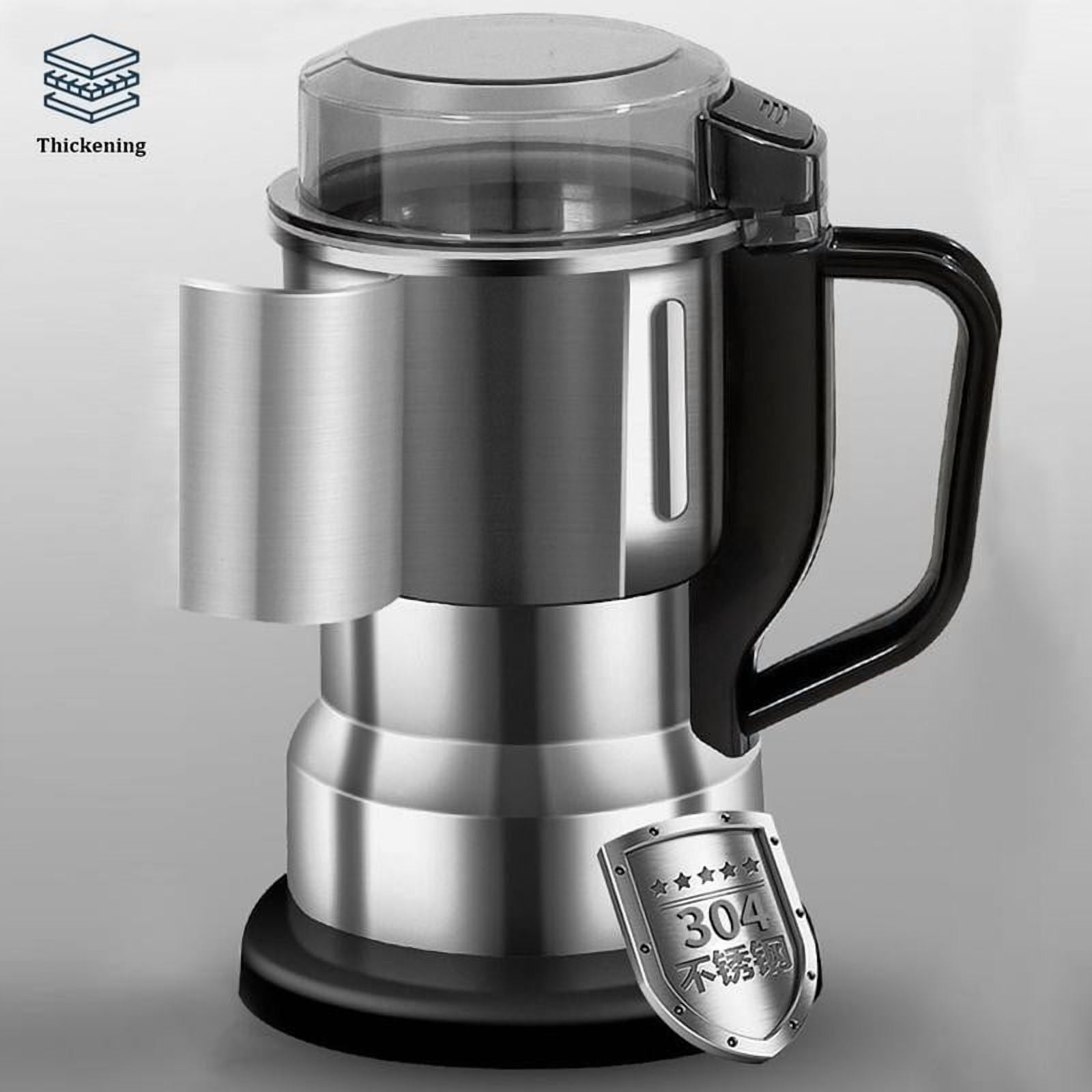 Multifunctional Grinder Coffee Grinding Tool 400W, Food-Grade Fast Grinder for Beans Grains and Kitchen Use