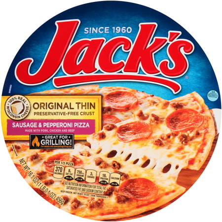 Jack's Original Sausage & Pepperoni Frozen Pizza - 15oz