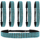thumbnail image 1 of 6 piezas de diadema con purpurina, diadema de fieltro antideslizante con diamantes de imitación, diadema de tela para mujer, diadema para deportes y yoga, 1 of 5