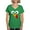 Irish Green, variant on CafePress - Family Thanksgiving Day Turkey Face - Women's V-Neck Dark T-Shirt