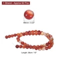 thumbnail image 2 of Mixed Brown Agate Beads 6mm Natural Gemstone Beads, Smooth Round Loose Beads for Jewelry Making(1 Strand - 62pcs), 2 of 5