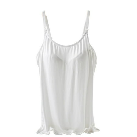 Maternity & Nursing Tank with Built-in Bra