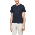 thumbnail image 2 of s.Oliver Camiseta para hombre: básica, cuello redondo, algodón, lisa Azul oscuro M (Medium), 2 of 4
