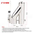 thumbnail image 3 of Enqiretly Premium Stainless Steel Exhaust Y Pipe - High Performance Easy Installation Easy To Control Exhaust silver 2 inches(51mm), 3 of 6