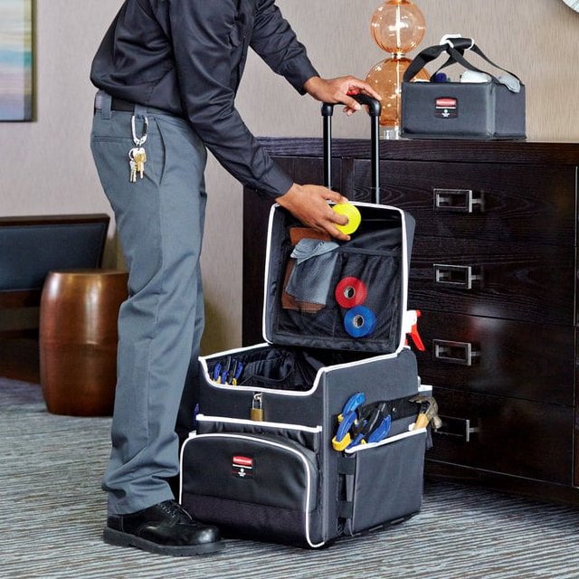 Rubbermaid Chariot de Nettoyage Mobile Exécutif à Entretien Rapide