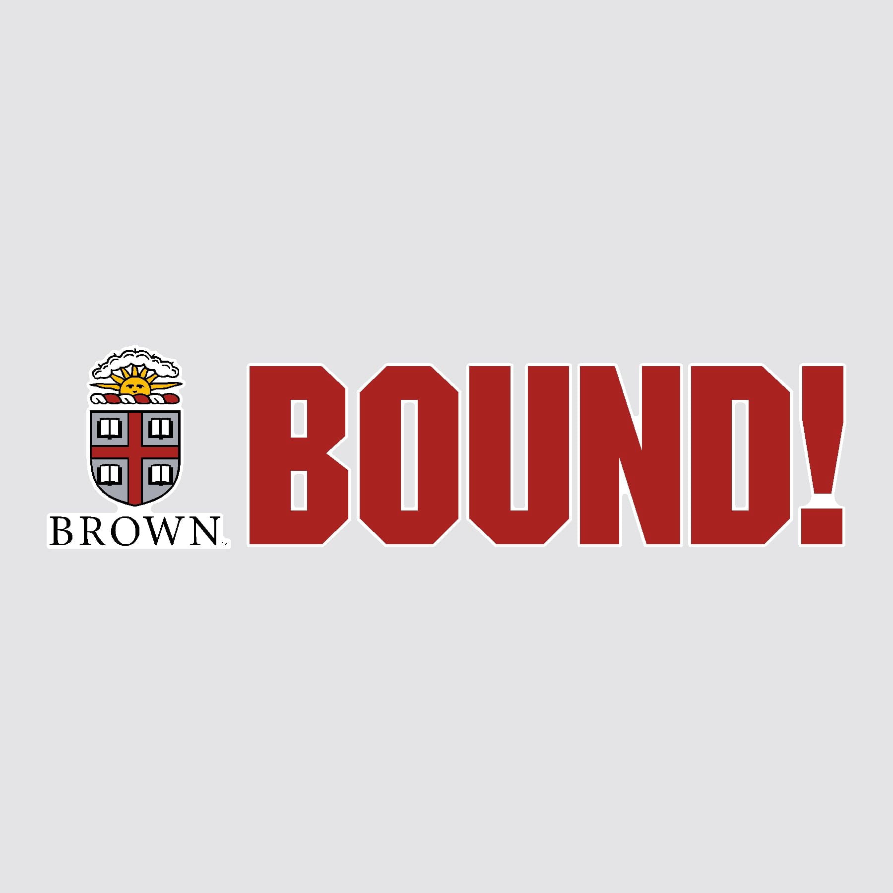 Brown University BOUND Mascot Yard Sign Set