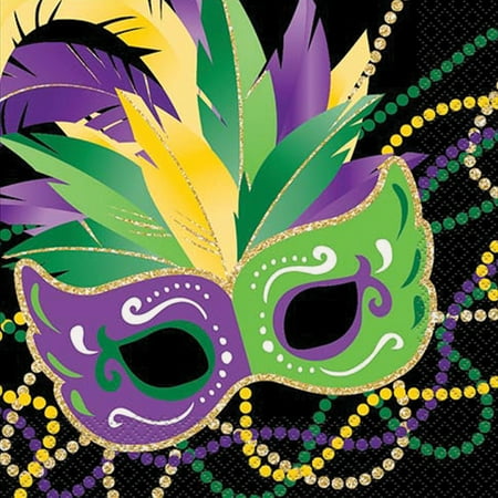 mardi gras luncheon napkins