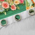 thumbnail image 4 of Erosebridal Hello Spring Flower Curtains Pack of 2 (42x84 Each) for Kids, Green Leaf Curtains Blackout, 4 of 6