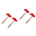 thumbnail image 2 of 4 Pcs Children Wood Hammer Tool Toy Simulation Maintenance Hammer Tools Toy, 2 of 8