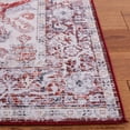 thumbnail image 4 of SAFAVIEH Tucson Jennica Traditional Machine Washable Area Rug, 8' x 10', Blue/Red, 4 of 9