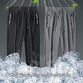 thumbnail image 6 of Ice Silk Cooling Shorts, Stretch Active Pants For Women,Travel Pants, High-Quality Material, Breathable & Rapid-Dry For Women Men, 6 of 8