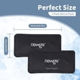 thumbnail image 3 of NEWGO Gel Ice Packs for Injuries 2 Pack Soft Gel Compress & Cold Packs for Injuries & Pain Relief, Hot Cold Therapy - Black, 3 of 6