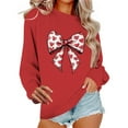 thumbnail image 2 of Valentine's Sweatshirt for Women Cute Love Heart Shirts Casual Long Sleeve Valentine Tshirt Clothes Tops, 2 of 6
