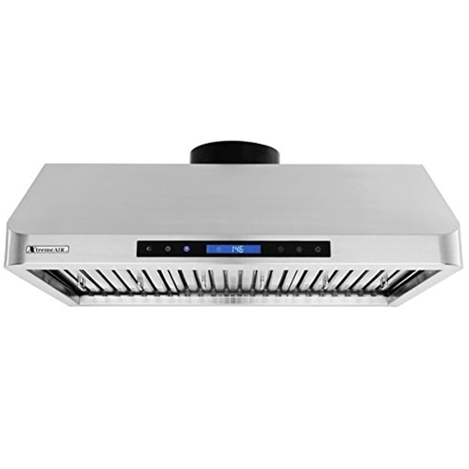 XtremeAir PX10-U30, 30", LED Lights, Baffle Filter W/Grease Drain Tunnel, 1.0mm Non-Magnetic Stainless Steel, Under Cabinet Mount Range Hood