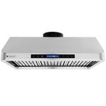 XtremeAir PX10-U30, 30", LED Lumières, filtre à bâbord W/tunnel de drainage de la graisse, 1.0mm Acier inoxydable non-magnétique, sous le support de l'armoire