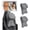 Gray, variant on Aviation-Grade PU Leather Car Headrest, Memory Foam Cervical Support, Fiber-Filled, Ergonomic Pillow for Ultimate Comfort, Universal Fit for Most Cars, SUVs, and Sedans (White,1)