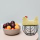 thumbnail image 4 of 1 cesta para aperitivos con forma de pollo, soporte para huevos, cesta de almacenamiento para el hogar., 4 of 5