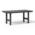 thumbnail image 4 of WestinTrends Ashore 7-Piece HDPE Outdoor Rectangular Patio Dining Table Set with Side Chairs, Gray, 4 of 15
